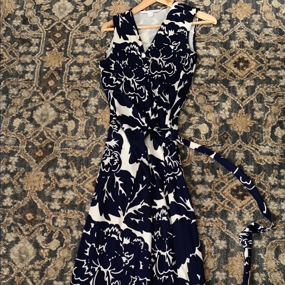 Diane Von Furstenburg maxi wrap dress